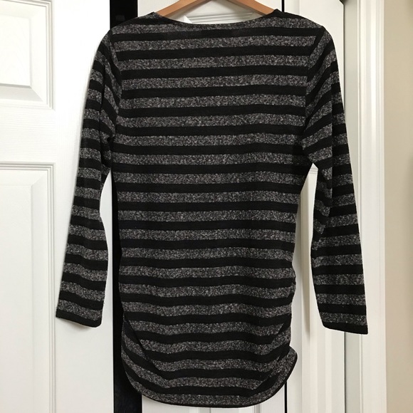 Style & Co. black and grey embellished top - Picture 2 of 8